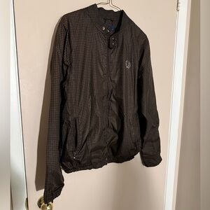 Men's Brown Checkered Jacket